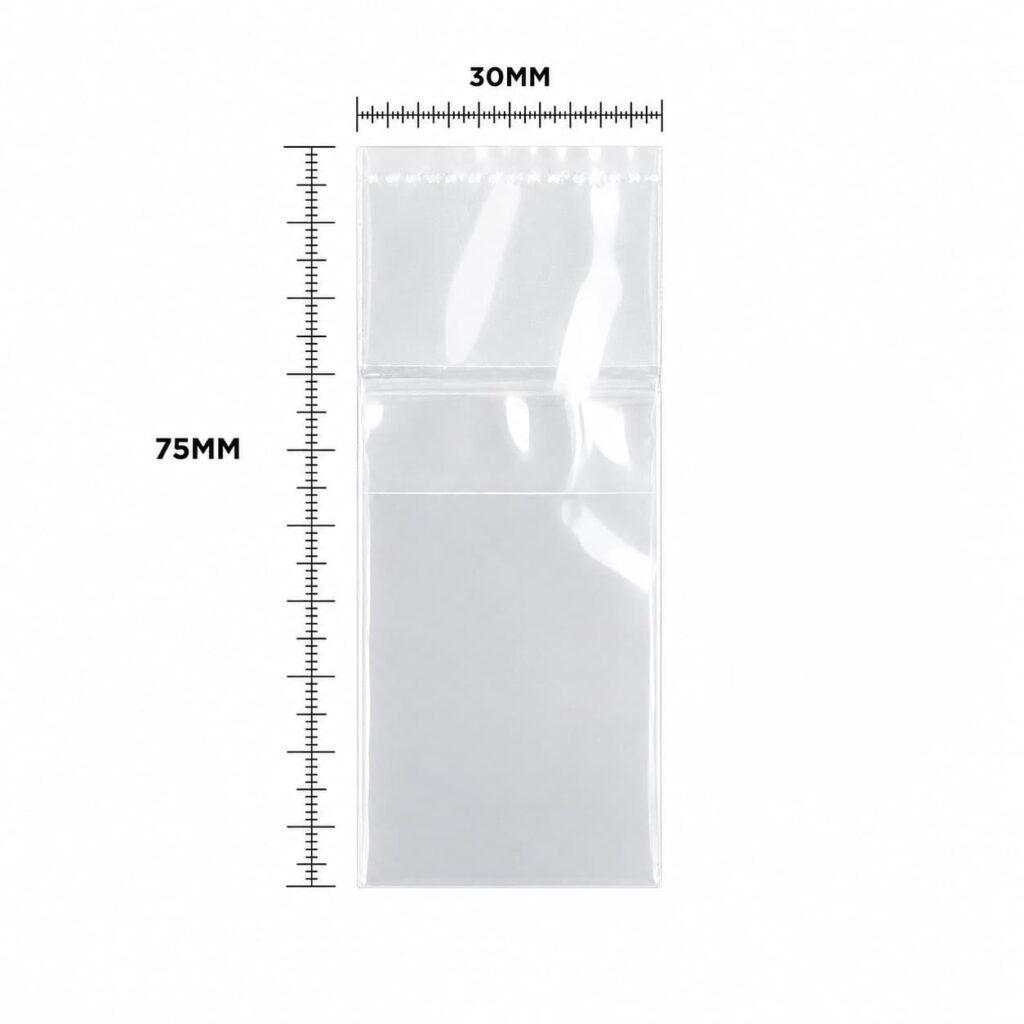 100 Manchons Thermorétractables PET 40 µ Transparents avec Tire-Celle (75 × 30 mm)