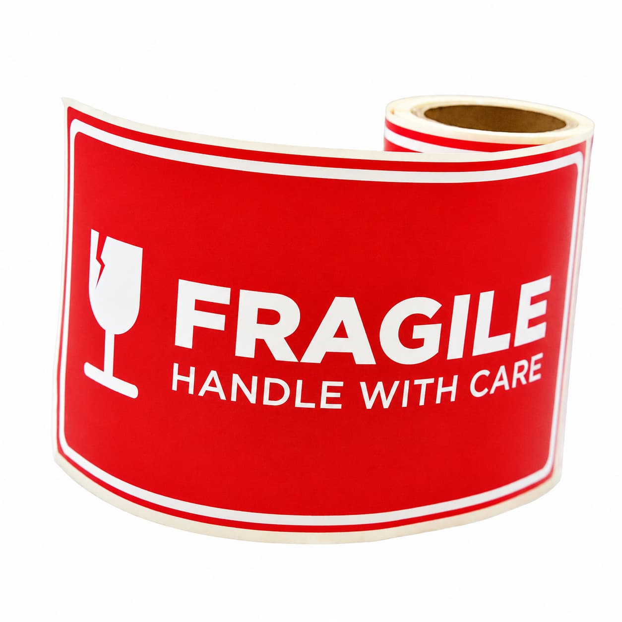 Étiquettes Adhésives “FRAGILE” (96x170mm) 30 étiquettes par bobine