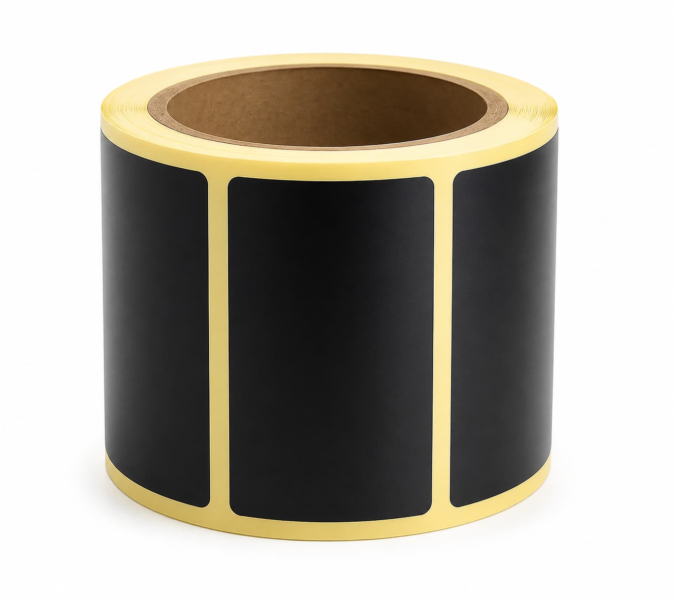 Étiquettes Adhésives Noires (60x40mm) 250 étiquettes par bobine